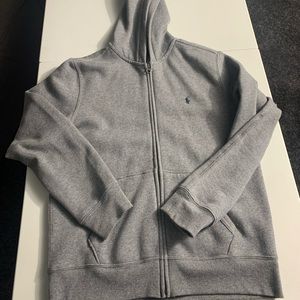 Polo zip-up hoodie